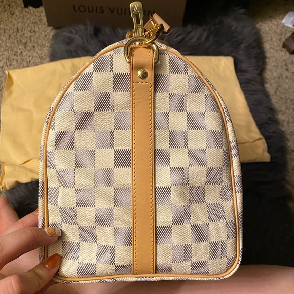 Louis Vuitton soeedy b 30 d. Azur - Picture 4 of 8